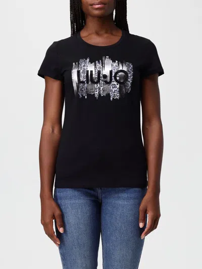 Liu •jo T-shirt Liu Jo Woman Color Black In Multi