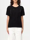 Liu •jo Crystal-embellished T-shirt In Schwarz