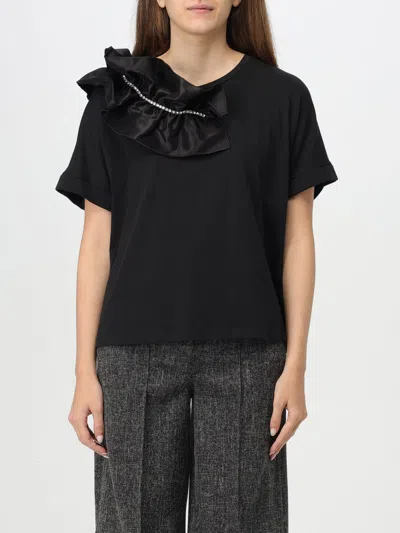 Liu •jo T-shirt Liu Jo Woman Color Black In Schwarz