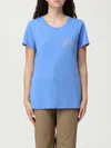 Liu •jo T-shirt Liu Jo Woman Color Blue In Blue