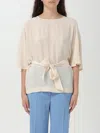 Liu •jo Top Liu Jo Woman Color Blush Pink In Beige