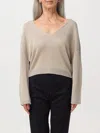 LIU •JO SWEATER LIU JO WOMAN COLOR BROWN,F52016032