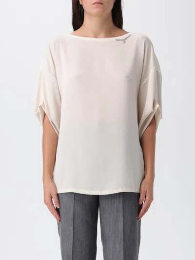 Liu •jo T-shirt Liu Jo Woman Color Cream In White