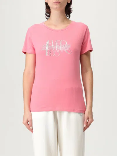 LIU •JO T-SHIRT LIU JO WOMAN COLOR PINK,G70580010