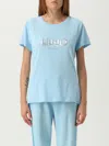 Liu •jo T-shirt Liu Jo Woman Color Sky Blue In Blue