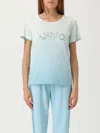 Liu •jo T-shirt Liu Jo Woman Color Sky Blue In Blue