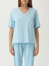 Liu •jo T-shirt Liu Jo Woman Color Sky Blue In Blue