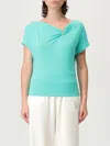 Liu •jo T-shirt Liu Jo Woman Color Water In Blue