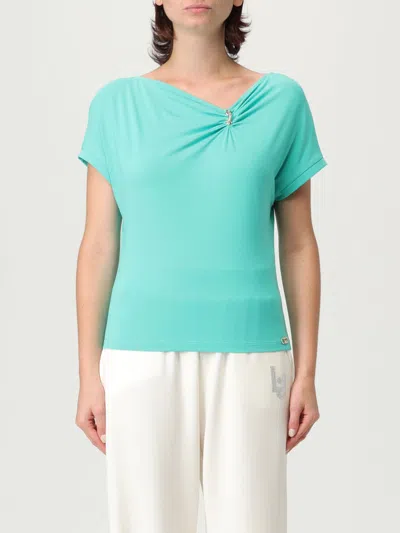LIU •JO T-SHIRT LIU JO WOMAN COLOR WATER,G55160015