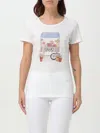 Liu •jo Liu Jo Embellished Graphic Printed T In Weiss 1