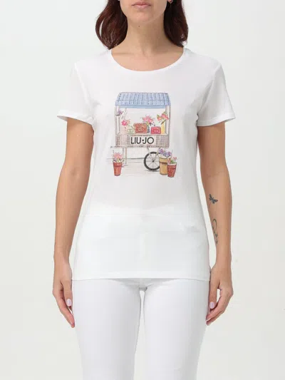 LIU •JO T-SHIRT LIU JO WOMAN COLOR WHITE 1,G73874243