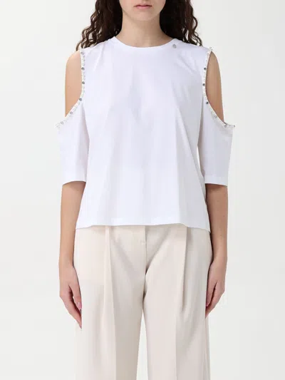 LIU •JO T-SHIRT LIU JO WOMAN COLOR WHITE,G60205001