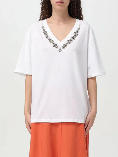 LIU •JO T-SHIRT LIU JO WOMAN COLOR WHITE,G75854001