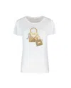 Liu •jo Cotton T-shirt In White With Print In M9568