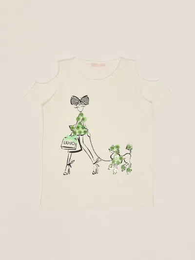 Liu •jo Kids' T-shirt T-shirt In Gray