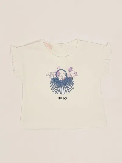 Liu •jo Babies' T-shirt T-shirt In Neutral