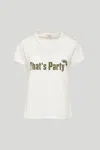 Liu •jo T-shirt  That's Party In Bianco