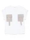 Liu •jo Liu Jo Contrasting-pockets V-neck T-shirt