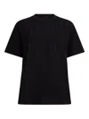 Liu •jo T-shirt With Rhinestones In Black