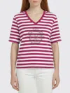 Liu •jo T-shirt Woman Liu Jo In Burgundy
