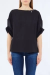 Liu •jo T-shirt Woman Liu Jo Mf5211 J7821 22222 In Black