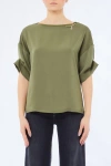 Liu •jo T-shirt Woman Liu Jo Mf5211 J7821 90512 In Green