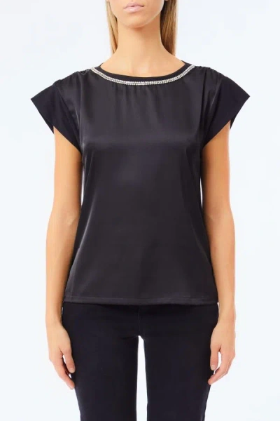 Liu •jo T-shirt Woman Liu Jo Uf5262 J6308 22222 In Black