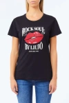 Liu •jo T-shirt Woman Liu Jo Uf5265 Js923 M9941 In Black
