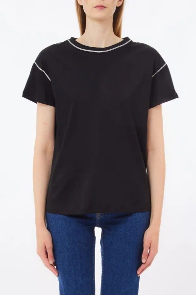 Liu •jo T-shirt Woman Liu Jo Wa5148 J4893 22222 In Black
