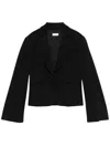 Liu •jo Single-breasted Blazer In Black