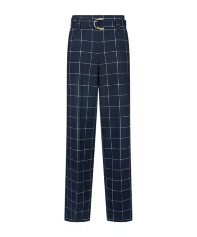 LIU •JO TAILORED CHECK TROUSERS