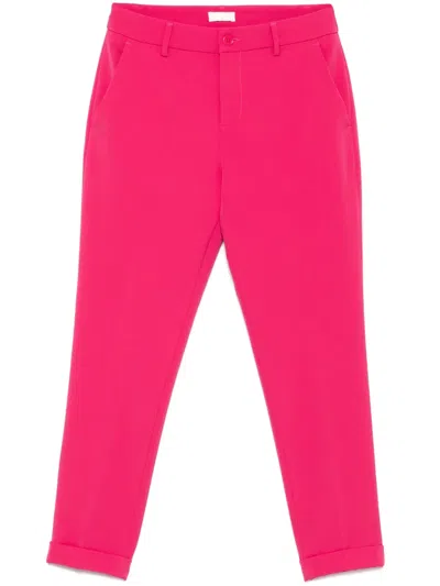 Liu •jo Tailored Trousers In Pink