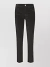 Liu •jo Tailored Velvet Trousers With Belt Loops