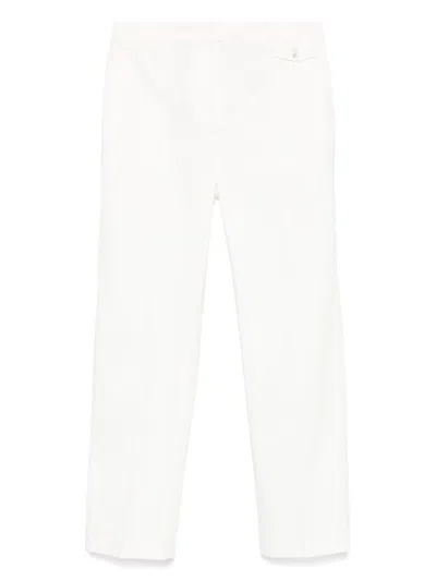 Liu •jo Liu Jo Tailored White Pants With Design