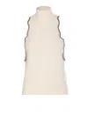 Liu •jo Embellished Sleeveless High Neck Knitwear Tank