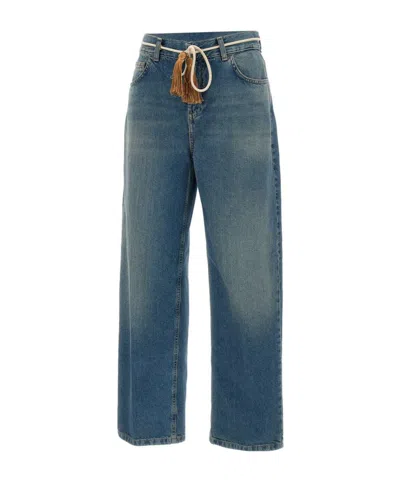 LIU •JO TASSEL-DETAIL JEANS