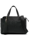 Liu •jo Tassel-detail Tote Bag In Black