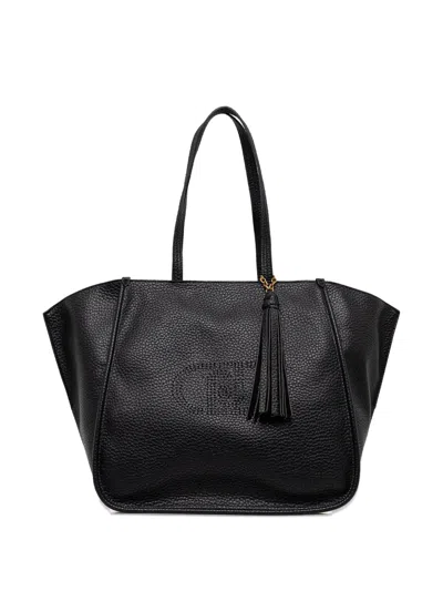Liu •jo Tassel-detail Tote Bag In Black
