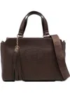 Liu •jo Tassel-embellished Tote Bag In Brown