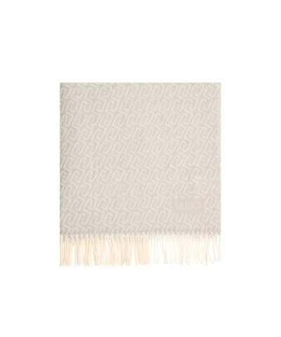 Liu •jo Tasseled Scarf In Gray