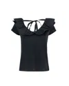 Liu •jo T-shirt In Cotone Con Rouches
