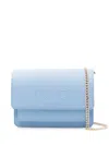 Liu •jo Textured Cross Body Bag In Blue