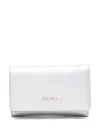 Liu •jo Textured-finish Wallet In Silver