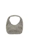 Liu •jo Liu Jo Textured Silver-tone Handbag With Top Zip Fastening And Internal Logo Patch