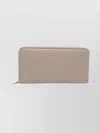 Liu •jo Textured Zip Purse For Everyday Use In Neutral