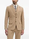 Liu •jo Three-piece Buttoned Suit In Brown