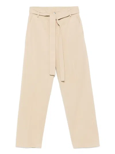 LIU •JO TIED CHINOS