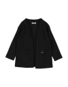 Liu •jo Toddler Girl Cardigan Black Size 7 Cotton, Polyamide In Black