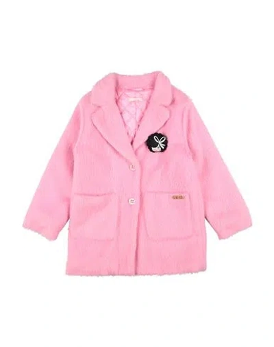 Liu •jo Babies'  Toddler Girl Coat Pink Size 7 Acrylic, Polyamide
