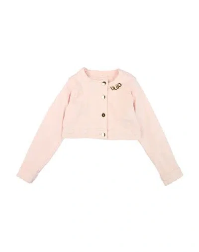 Liu •jo Babies'  Toddler Girl Denim Outerwear Light Pink Size 7 Cotton, Elastane